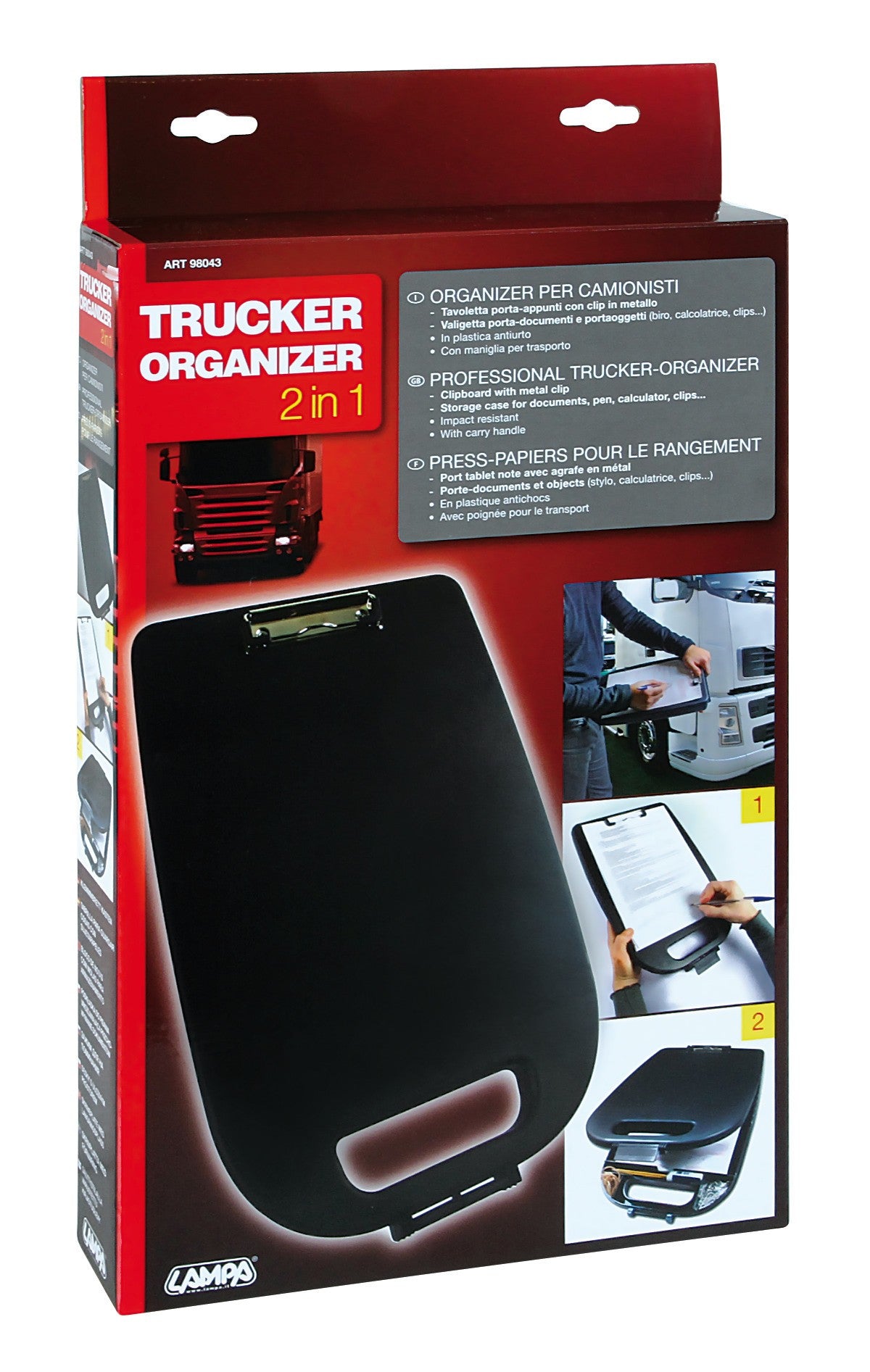 Trucker organizer 2 in 1