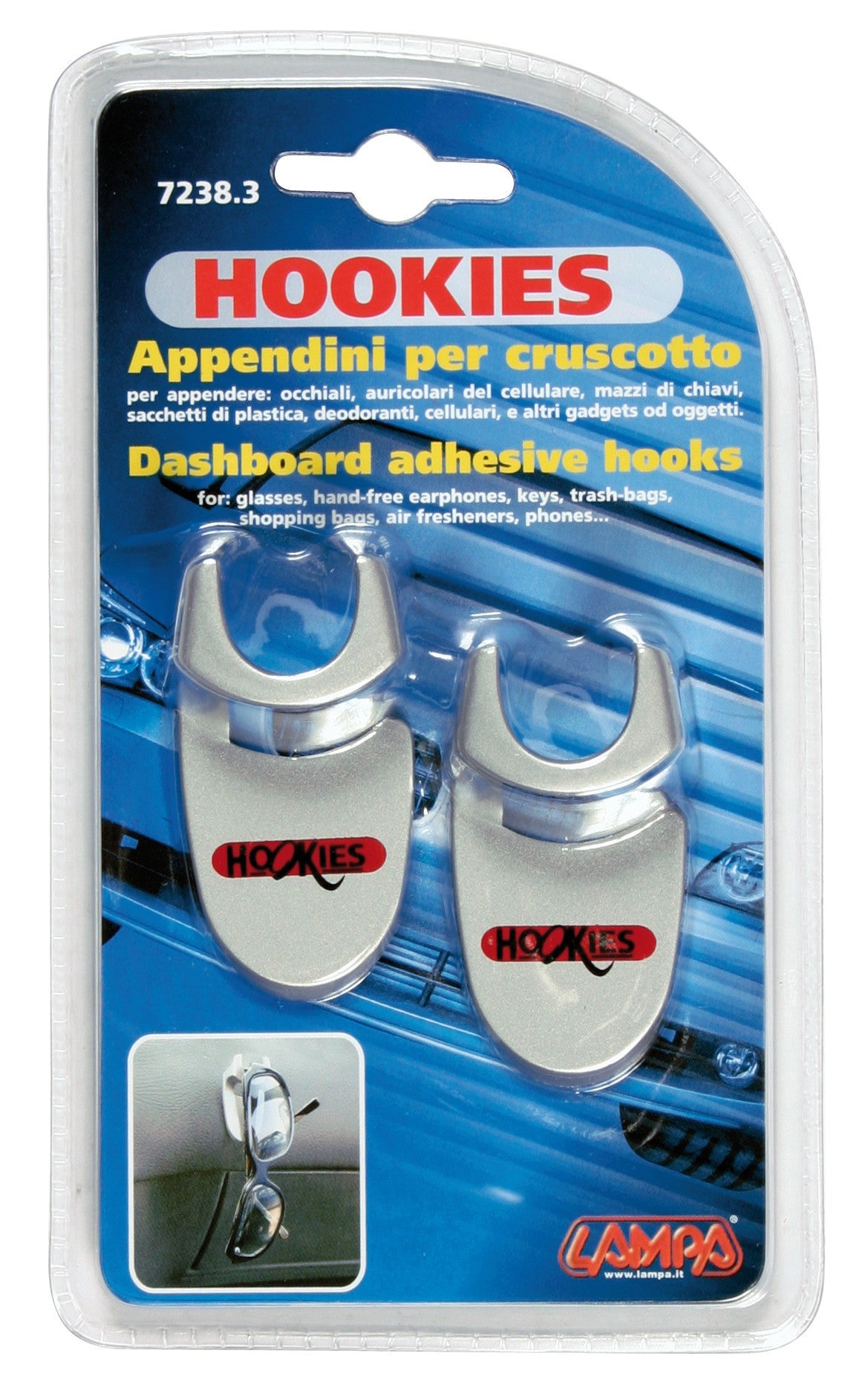 Hookies, appendini per cruscotto