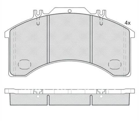 Kit pastiglie freno Iveco