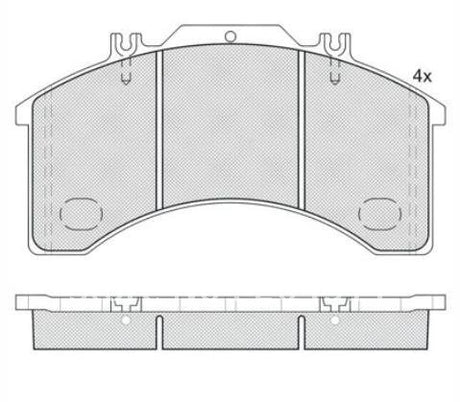 Kit pastiglie freno Iveco