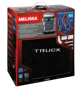 Melissa, set tende e coprisedili in microfibra per camion - Nero