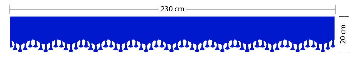 Oscura, fascia parasole per camion - Blu