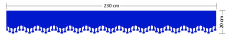 Oscura, fascia parasole per camion - Blu