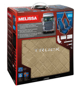 Melissa, set tende e coprisedili in microfibra per camion - Beige