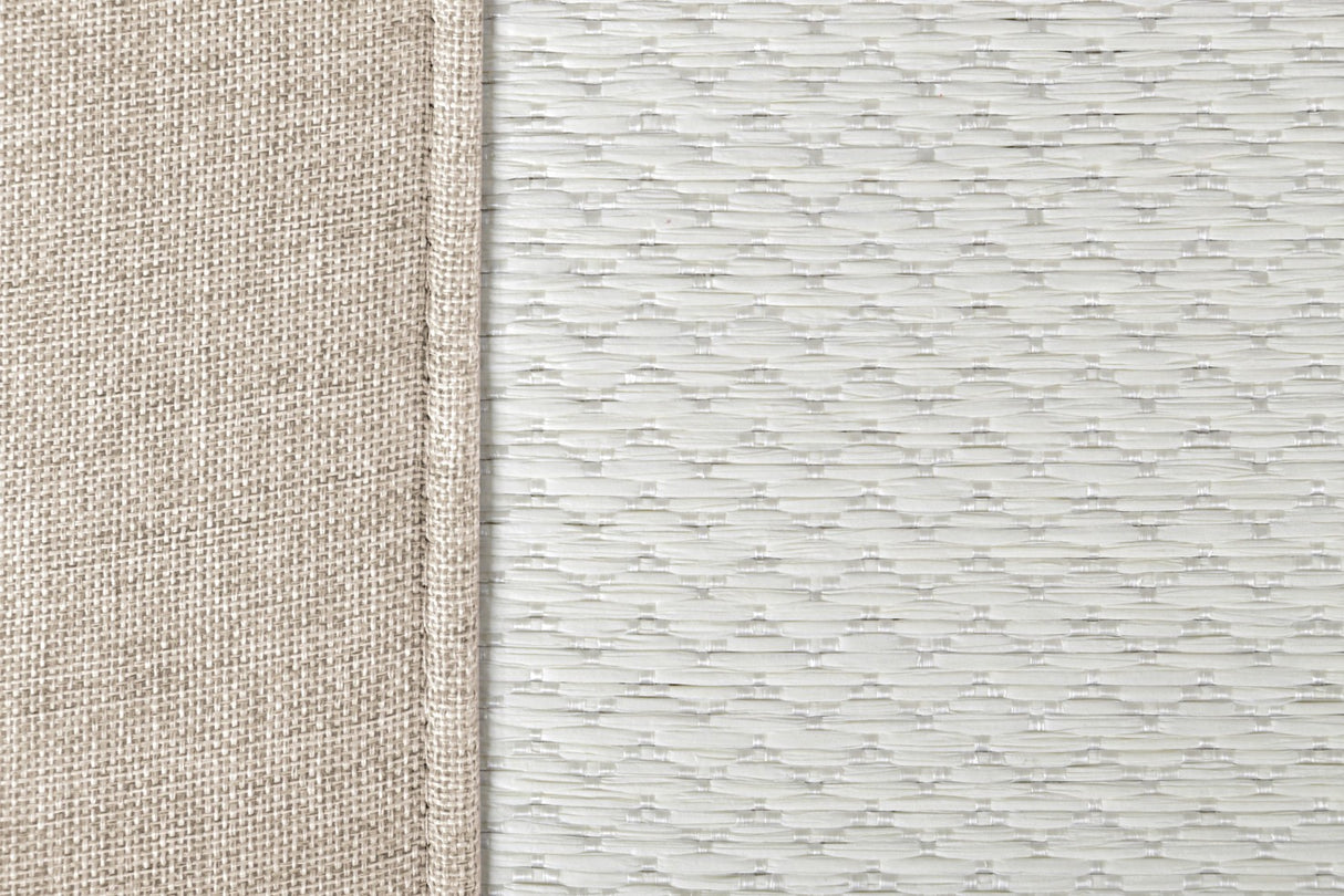 Atlantic, schienale in carta tessile e lino - Beige