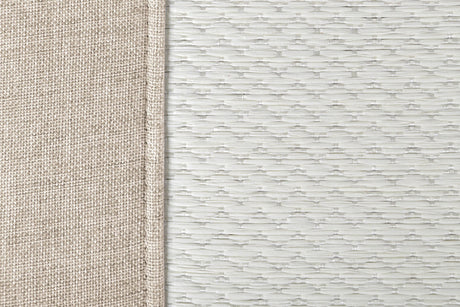 Atlantic, schienale in carta tessile e lino - Beige