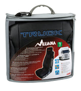 Luana, coprisedile in similpelle per camion - Nero/Blu