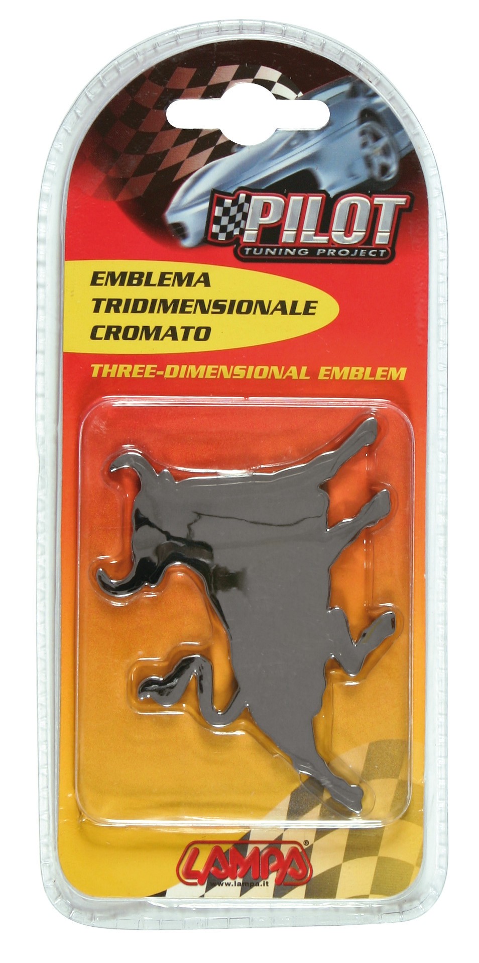 Emblema 3D cromato - Bull