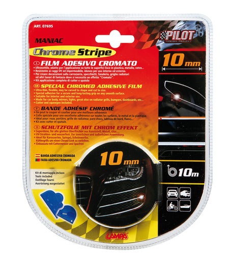 Maniac-Chrome Stripe - 10 m - 10 mm