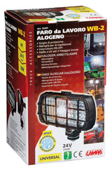 WB-2, faro da lavoro alogeno rettangolare, 12/24V