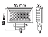 WL-14, faro ausiliario a 33 Led - 10-30V - Bianco