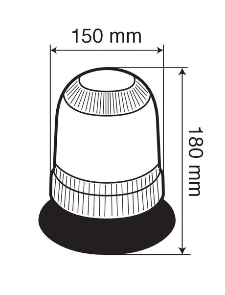 Lampada alogena rotante 12V