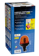 RL-1, lampada emergenza con luce rotante a Led, 12/24V