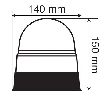 RL-5, lampada emergenza con luce rotante a Led, 12/24V