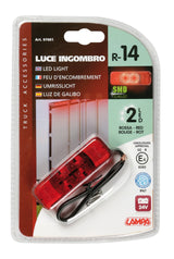 Luce ingombro a 2 Led, 24V - Rosso