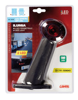 Ilumia, luce perimetrale a 2 Led, 24V - 60° - Sinistra