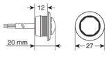 Luce da incasso a Led, 12/24V - Bianco