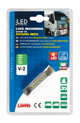 Luce ingombro a 4 Led, 12/24V - Verde