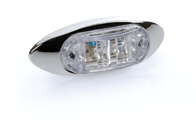 Luce ingombro a 2 Led, 24V - Bianco