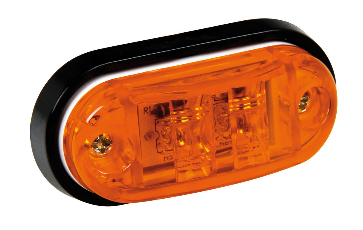 Luce ingombro a 2 Led, 24V - Arancio