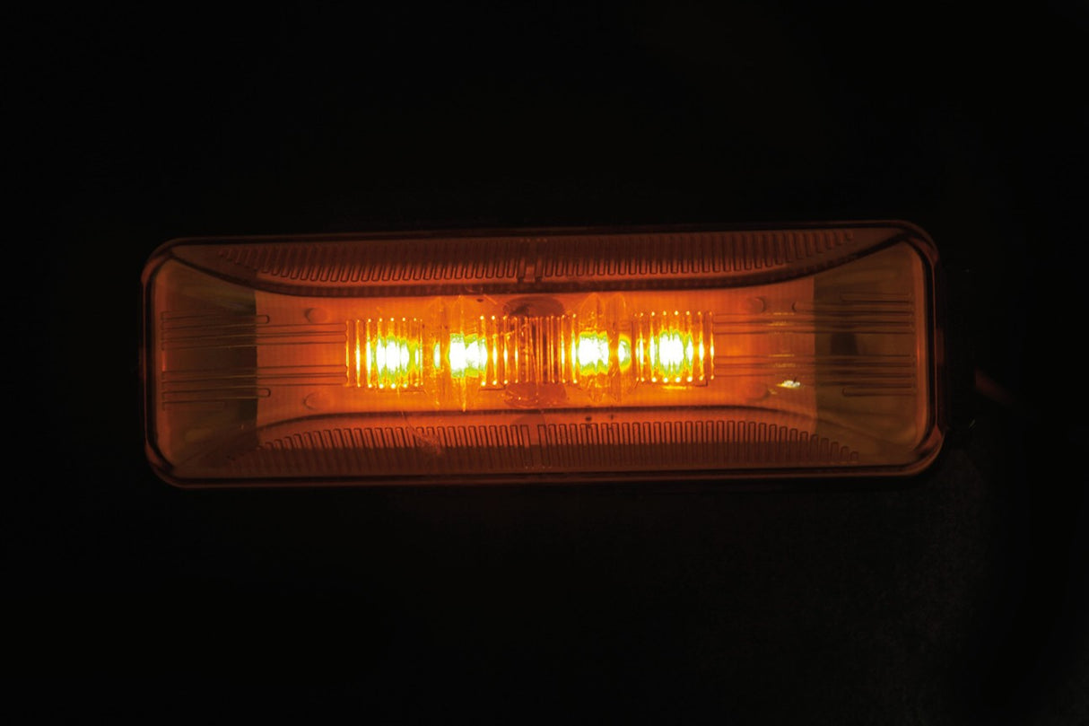 Luce ingombro a 4 Led, 24V - Arancio