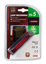 Luce ingombro a 6 Led, 24V - Rosso