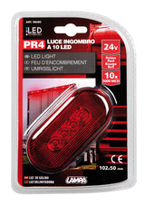 Luce ingombro a 10 Led, 24V - Rosso