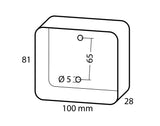 Faro retronebbia a Led, 12/24V