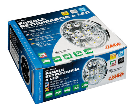 Fanale rotondo retromarcia Led, 12/24V