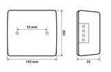 C-Led Look, fanale posteriore Led 4 funzioni, 12/24V - Destro