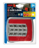 C-Led Look, fanale posteriore Led 4 funzioni, 12/24V - Sinistro