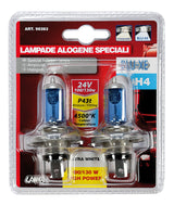 24V Lampada alogena Blu-Xe - (H4) - 100/130W - P43t - 2 pz - D/Blister