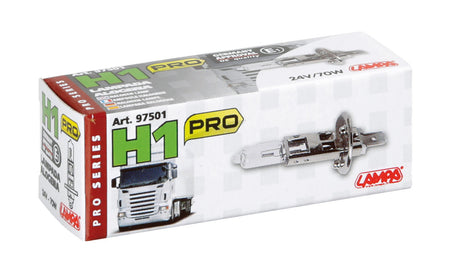 24V Lampada alogena Pro - H1 - 70W - P14,5s - 1 pz - Scatola