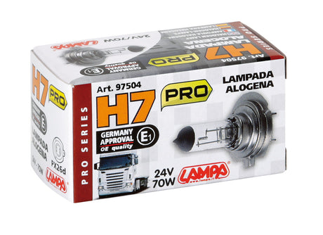 24V Lampada alogena Pro - H7 - 70W - PX26d - 1 pz - Scatola