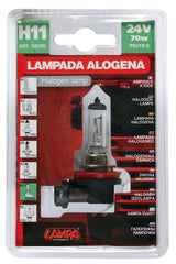 24V Lampada alogena - H11 - 70W - PGJ19-2 - 1 pz - D/Blister