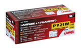 24V Lampada 1 filamento - PY21W - 21W - BAU15s - 10 pz - Scatola - Arancio