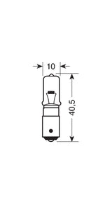 24V Lampada alogena micro - H21W - 21W - BAY9s - 10 pz - Scatola