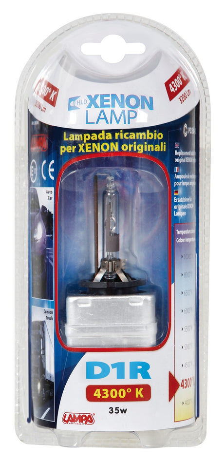 Lampada HID Xenon 4.300°K - D1R - 35W - PK32d-3 - 1 pz - D/Blister