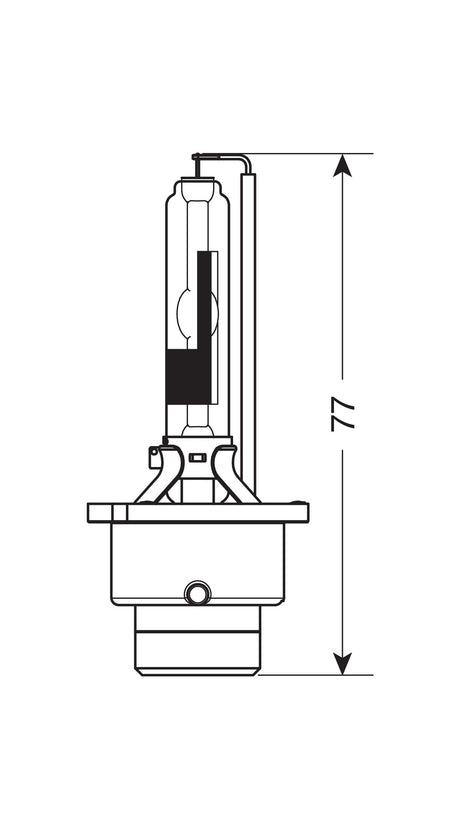 Lampada HID Xenon 4.300°K - D4R - 35W - P32d-6 - 1 pz - D/Blister