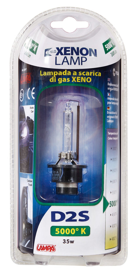 Lampada HID Xenon 5.000°K - D2S - 35W - P32d-2 - 1 pz - D/Blister