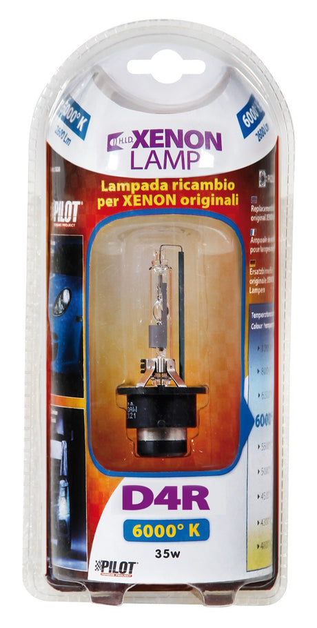 Lampada HID Xenon 6.000°K - D4R - 35W - P32d-6 - 1 pz - D/Blister