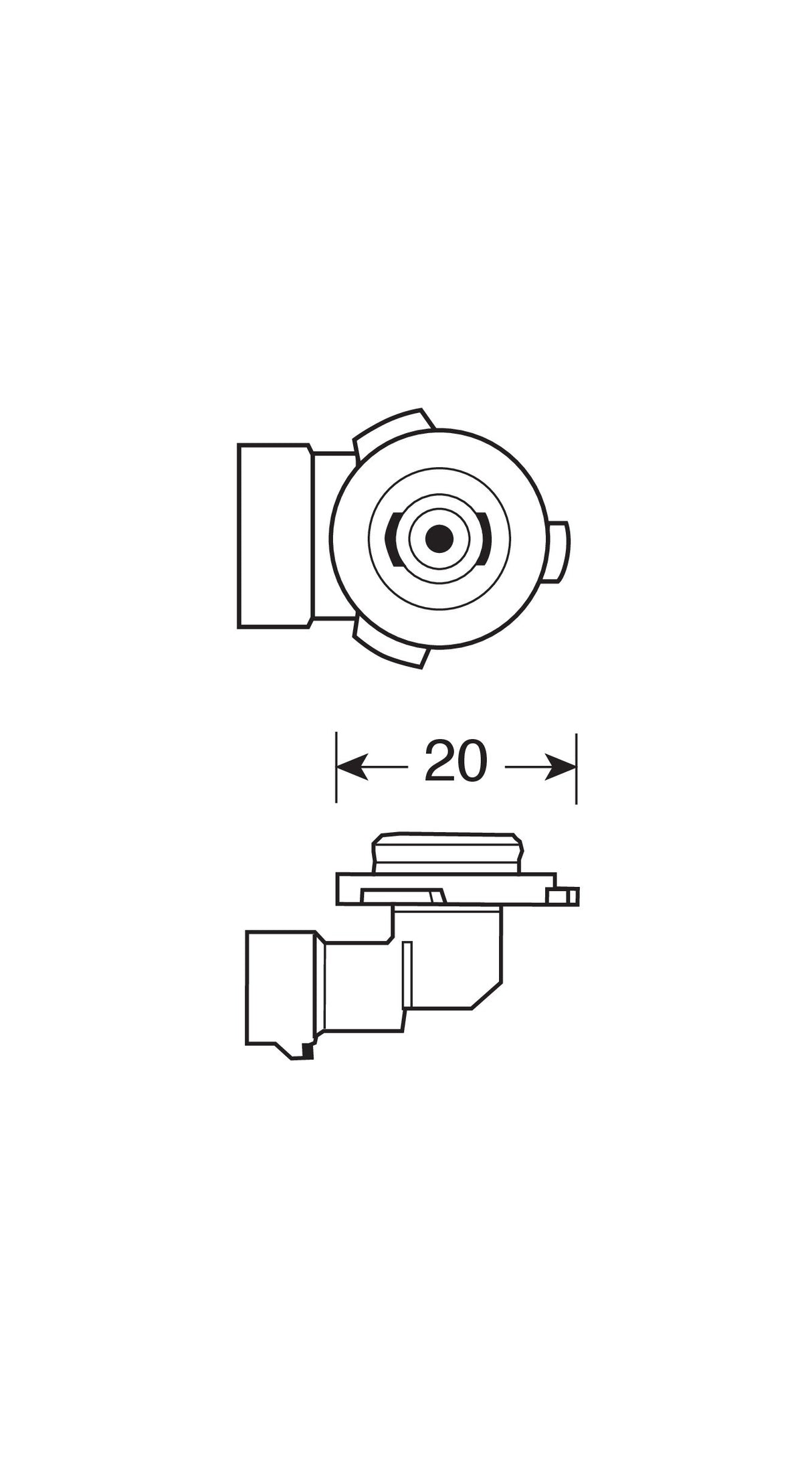 10-30V Halo Led - (HB3 9005) - 25W - P20d - 1 pz - D/Blister