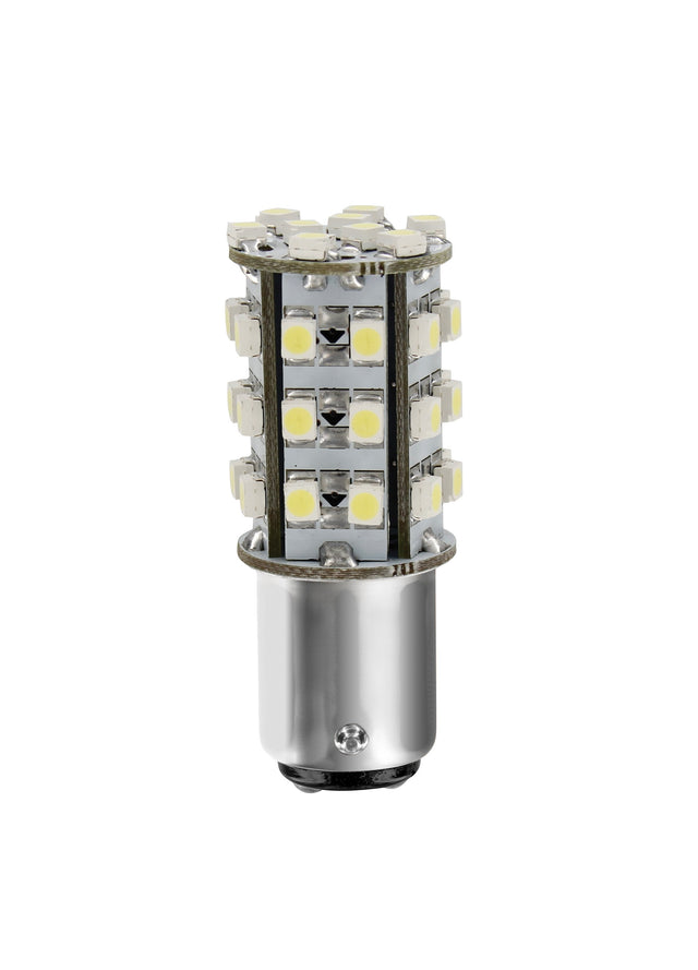 24/28V Hyper-Led 39 - 39 SMD x 1 chips - (P21/5W) - BAY15d - 1 pz - D/Blister - Bianco - Doppia polarità