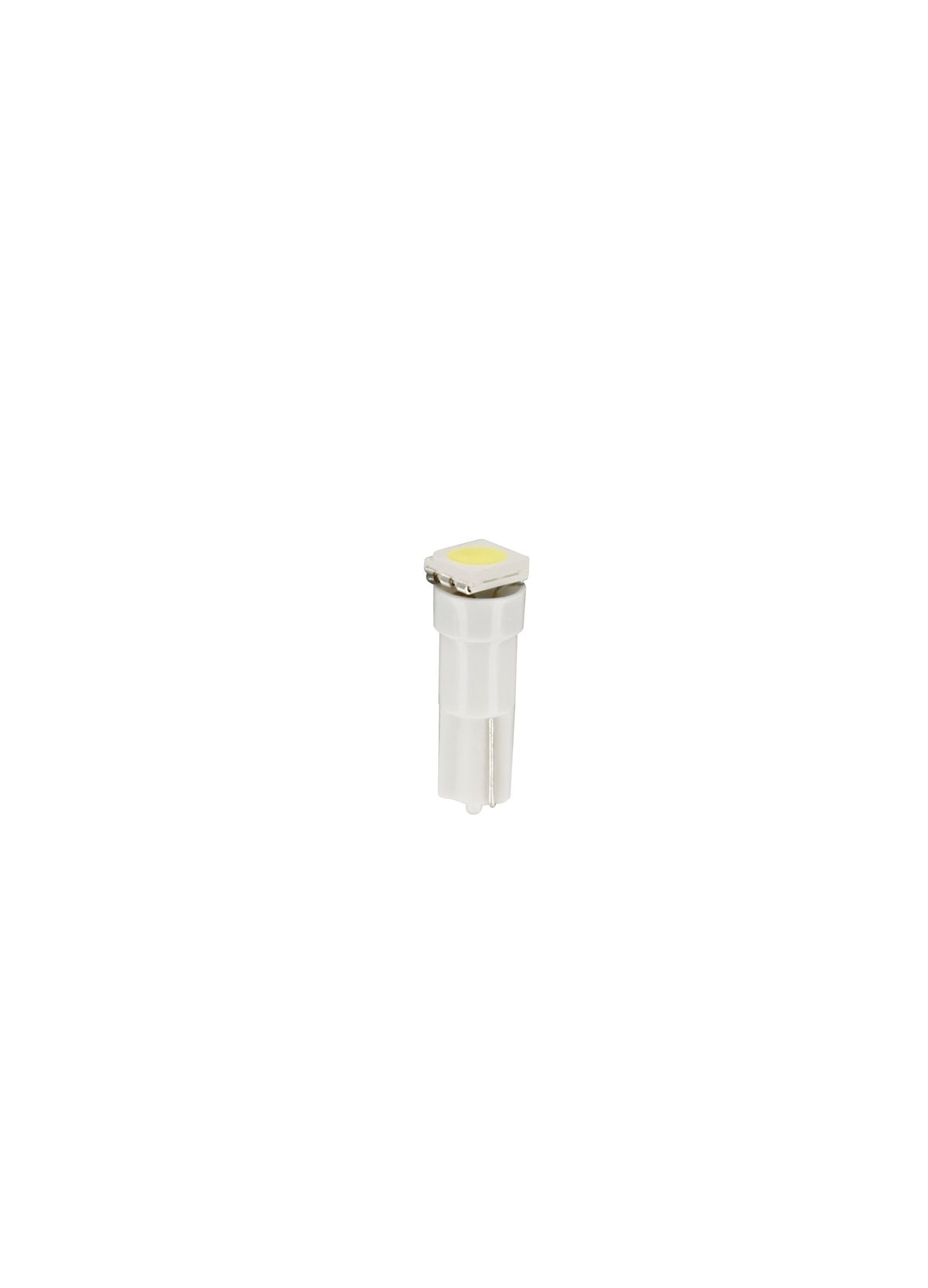 24/28V Hyper-Led 3 - 1 SMD x 3 chips - (T5) - W2x4,6d - 2 pz - D/Blister - Bianco