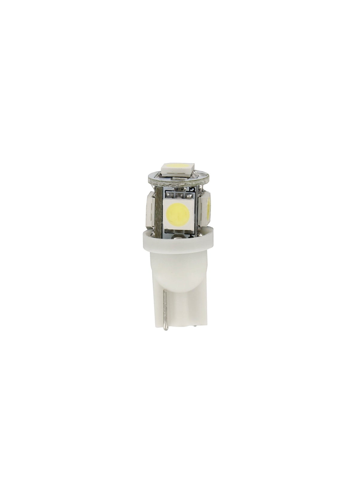 24/28V Hyper-Led 15 - 5 SMD x 3 chips - (T10) - W2,1x9,5d - 20 pz - Busta - Bianco - Doppia polarità