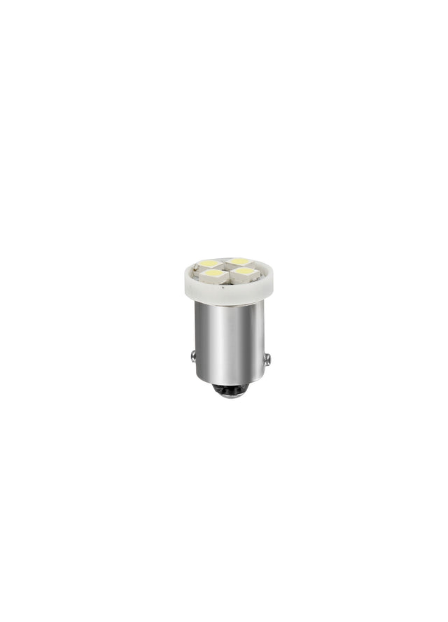 24/28V Hyper-Led 4 - 4 SMD x 1 chips - (T4W) - BA9s - 2 pz - D/Blister - Bianco - Doppia polarità