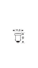 24/28V Hyper-Led 4 - 4 SMD x 1 chips - (T4W) - BA9s - 2 pz - D/Blister - Bianco - Doppia polarità