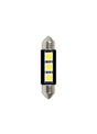 24/28V Hyper-Led 9 - 3 SMD x 3 chips - 10x39 mm - SV8,5-8 - 2 pz - D/Blister - Bianco - Doppia polarità