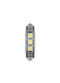 24/28V Hyper-Led 9 - 3 SMD x 3 chips - 10x39 mm - SV8,5-8 - 20 pz - Busta - Bianco - Doppia polarità