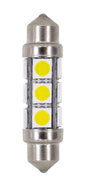 24/30V Hyper-Led 36 - 12 SMD x 3 chips - 11x41 mm - SV8,5-8 - 2 pz - D/Blister - Bianco - Doppia polarità